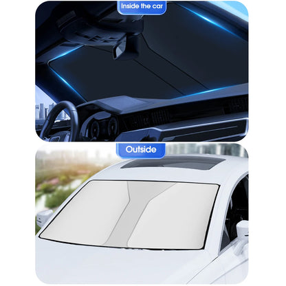 Car Front Window Sunshade Cover Sun Shade Windshield Visor Windscreen Folding Auto UV Protection Curtain Styling Accessories
