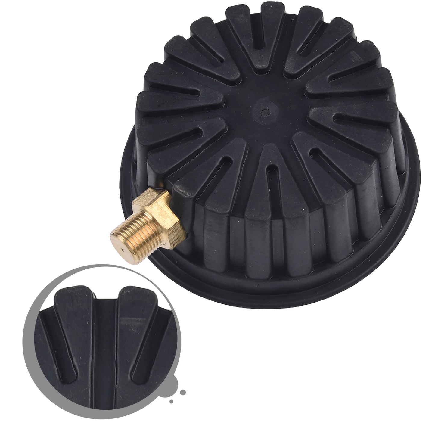 0–220psi Car Tire Air Pressure Gauge for Inflator Pump, Tire Repair Tool with 11mm & 13mm Thread Diameter