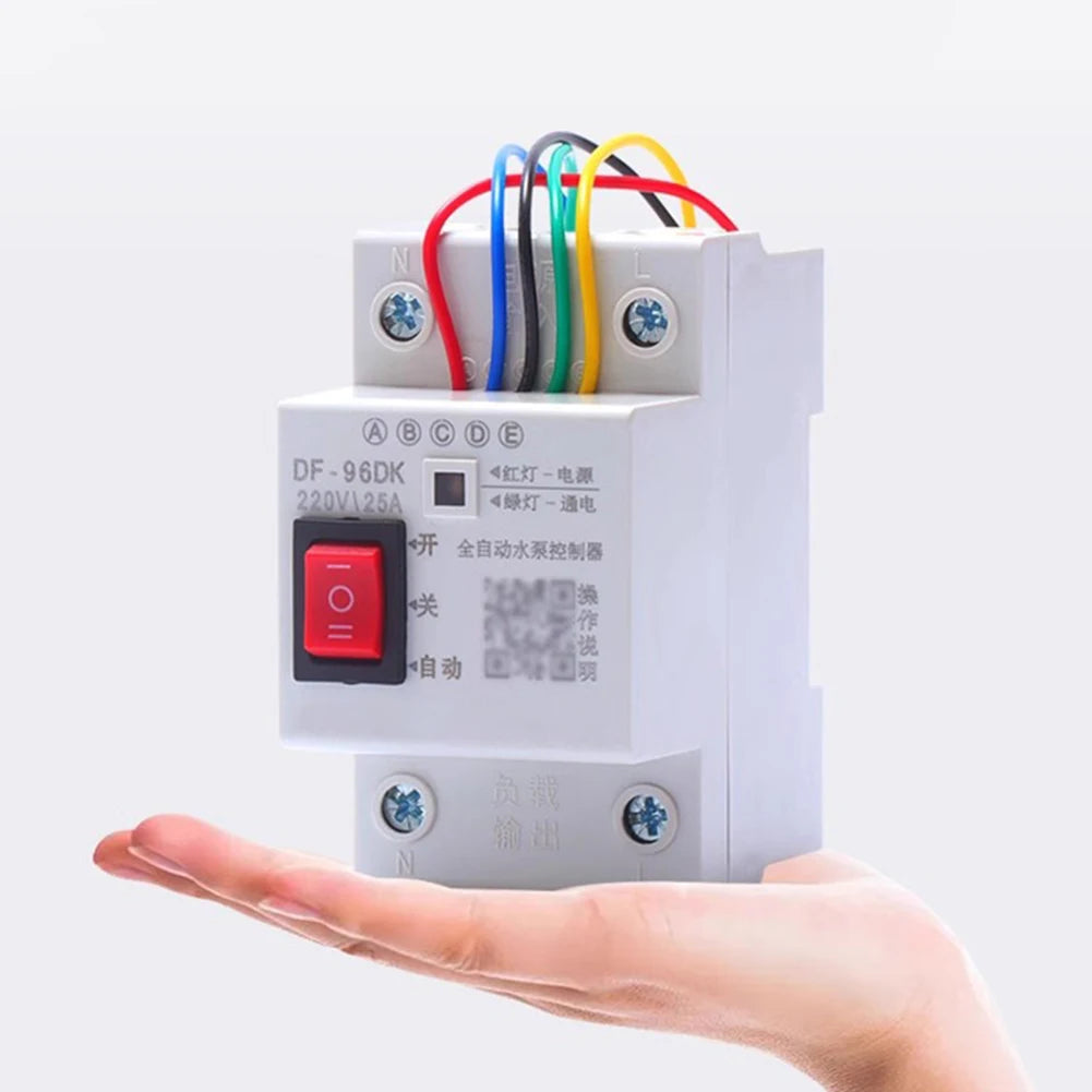 Automatic Water Level Controller Switch Sensor AC 220V 25A Water Pump Controller Electrical Equipment & Supplies Parts