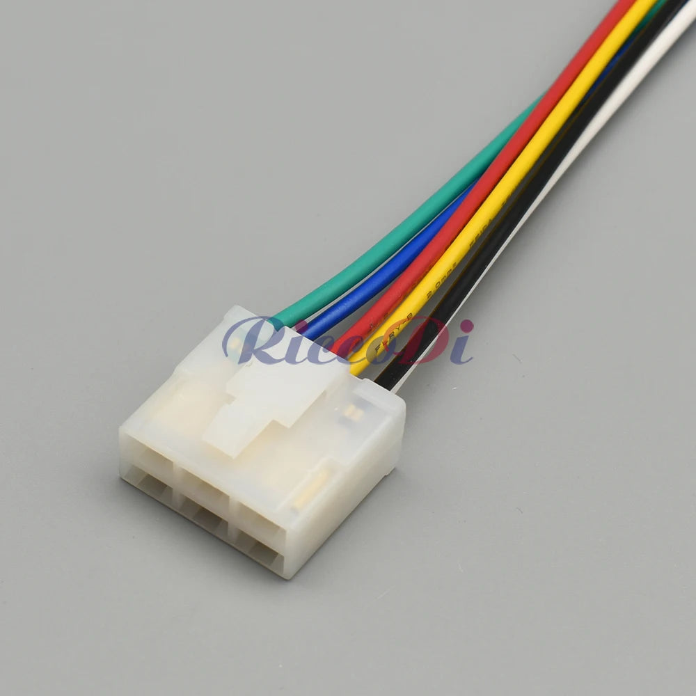 6-Pin High Current PCB Connector DJ7062-6.3-21 / DJ70620-6.3-10 — 6.3mm Automotive Wiring Plug