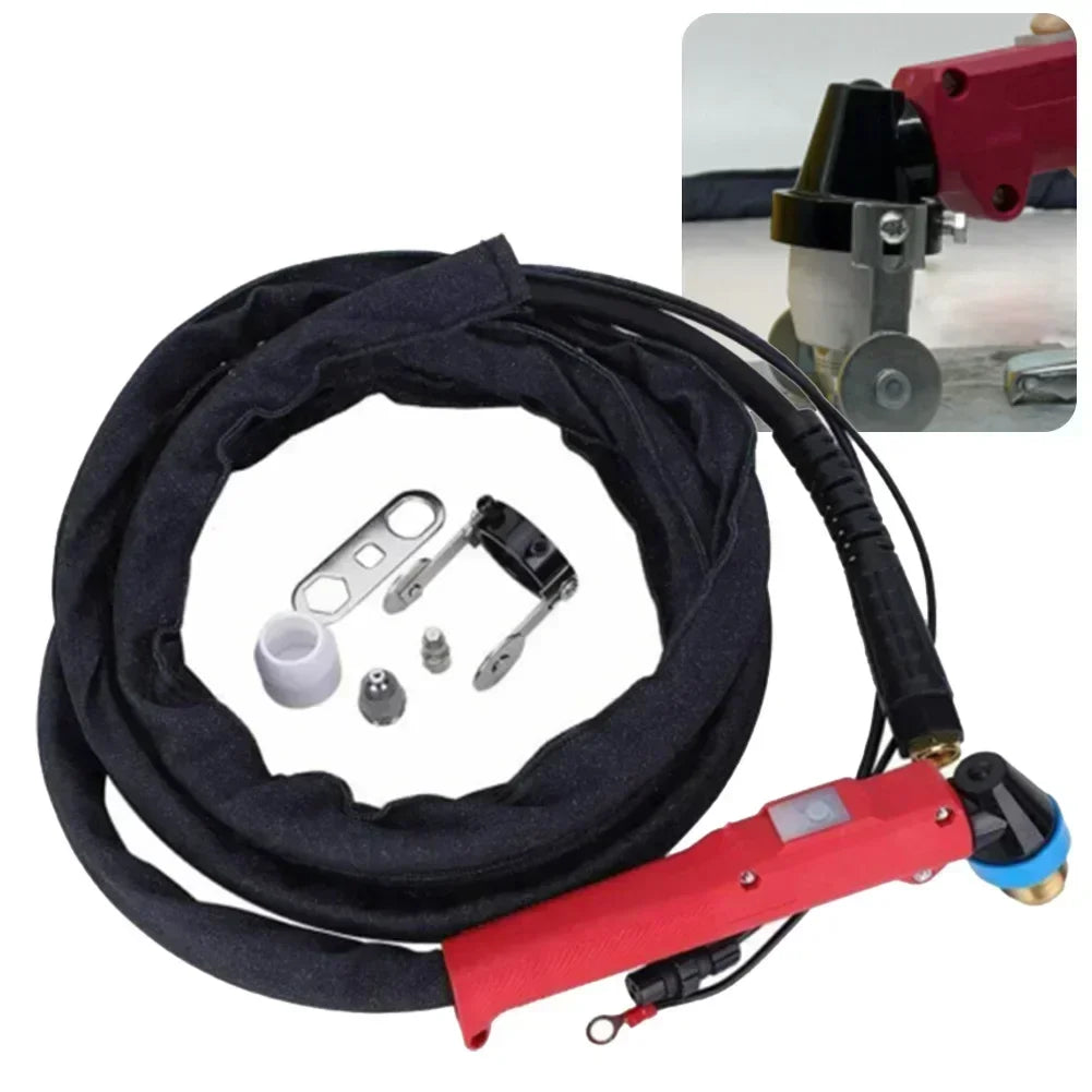 1 Set Cutter Cutting Air Plasma 4.5-5.0 Bar 4m Arc Cable Completed Electrode Guide Wheel Machine Nozzles