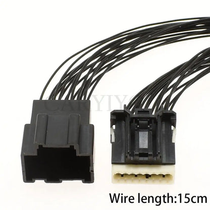 34729-0160 Automotive 6-Pin Electrical Wire Plug — Wiring Harness Cable Socket with Terminals | Male Female