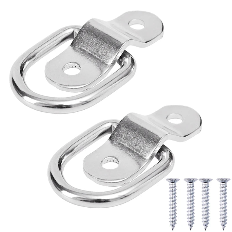Surface Mount D Ring Tie Down Clip for Trailer Truck Fastener
