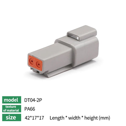 Deutsch DT Series Waterproof Connector Kit with Pins DT06-2/3/4/6S DT04-2/3/4/6P