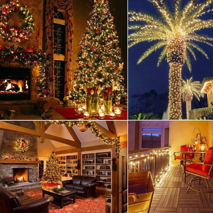 Christmas Party Wedding Decoration Remote Control Waterproof Battery Operated Fairy Lights 5/10/20/30 Meter Copper Wire String