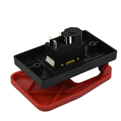 KJD17B16 Electromagnetic Push Button Switch 5Pin 240V with Safe Lock and Stop Cover for Lathe and Large Power Tools