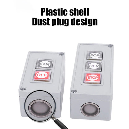 New TPB-2/3 Start Stop Button Switch Box  Switch Control Motor Button Box 2-position TPB-2/3