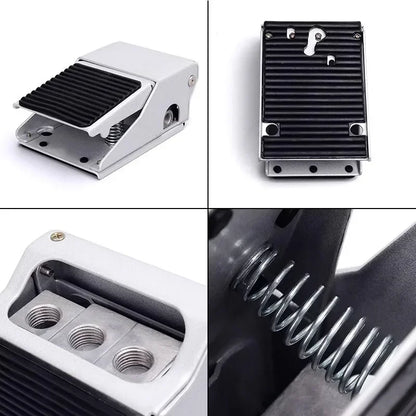 Lockable Pneumatic Foot Pedal Valve Switch 2 Position 5 Way Air Control Valve FV320 FV420 4F210-08GL for Industrial Machinery