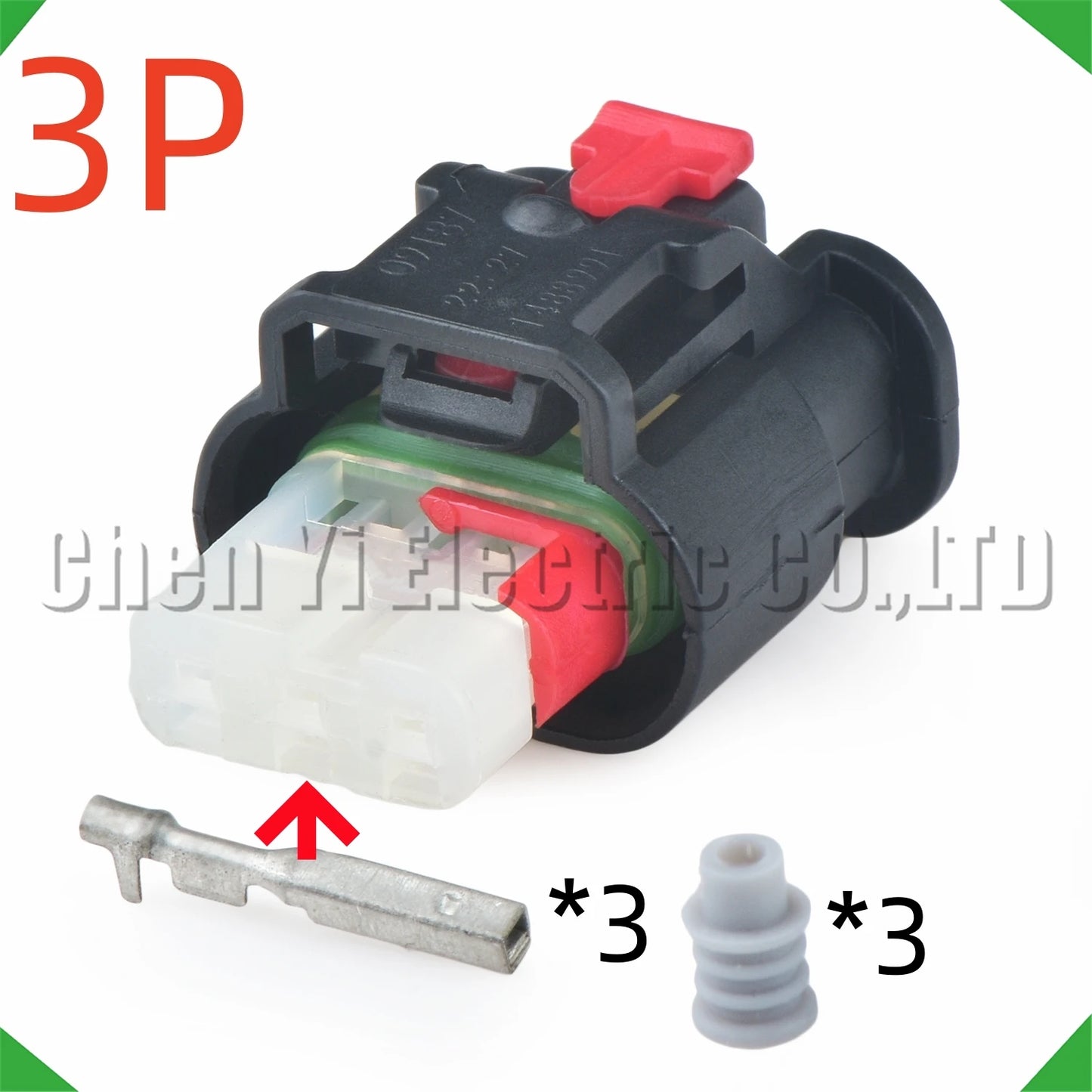 3 Pin Water Pump Ignition Coil Connector 1488991-1 1488991-2 1488991-5 1488991-6