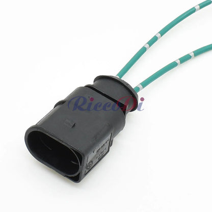 2 Pin Cooling Fan Connector 1J0973852 1J0973752 DJ70228-6.3 6.3mm for VW Audi Male Female