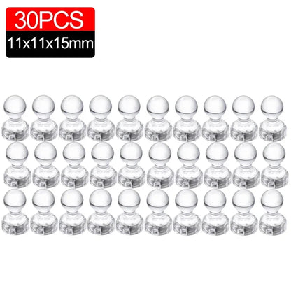 Magnets Push Pin Magnet Refrigerator Fridge Thumbtack Whiteboard Pins Pushpin Clear Map Board Pushpins Tacks Hooks Duty Heavy