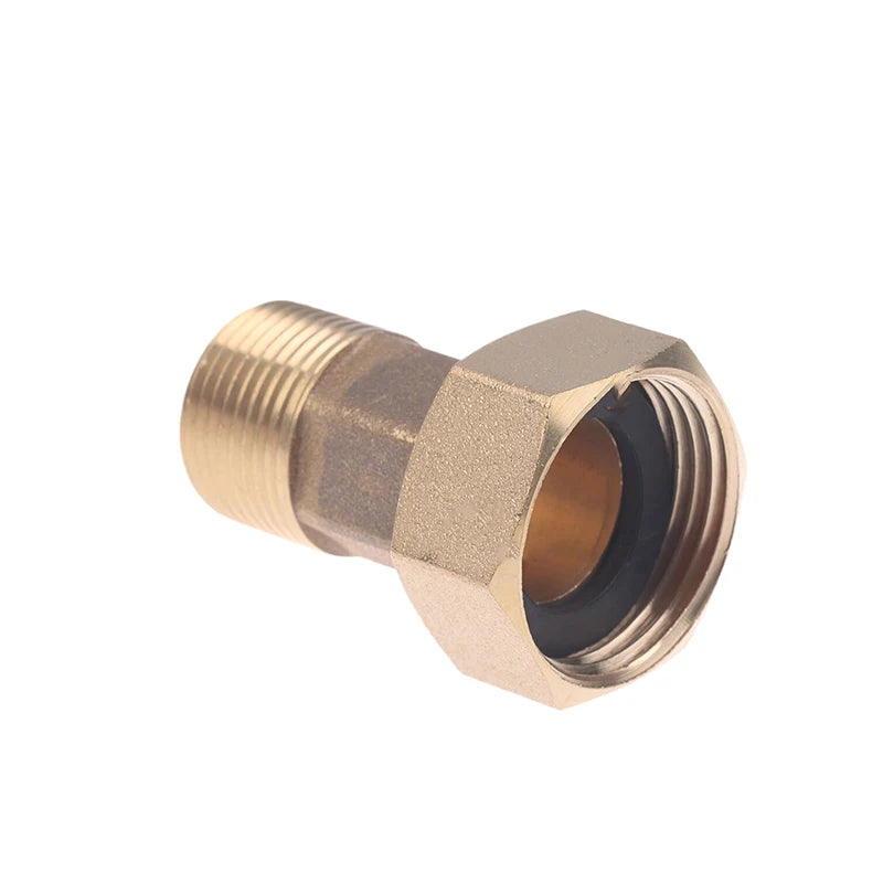 1/2" & 3/4" Water Meter Adapter Male to Female Threaded Coupler Connector