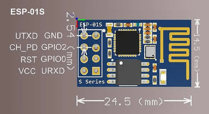 ESP-01S ESP8266 3.3V WiFi Serial Module Wireless Transceiver for Arduino Projects