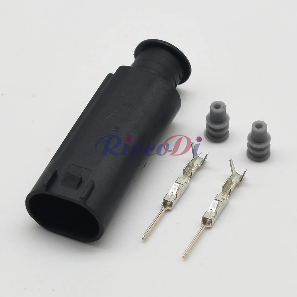 2 Pin 0.6mm Male Connector Socket DJ7023YC-0.6-11 with Terminals Automotive Wiring Harness