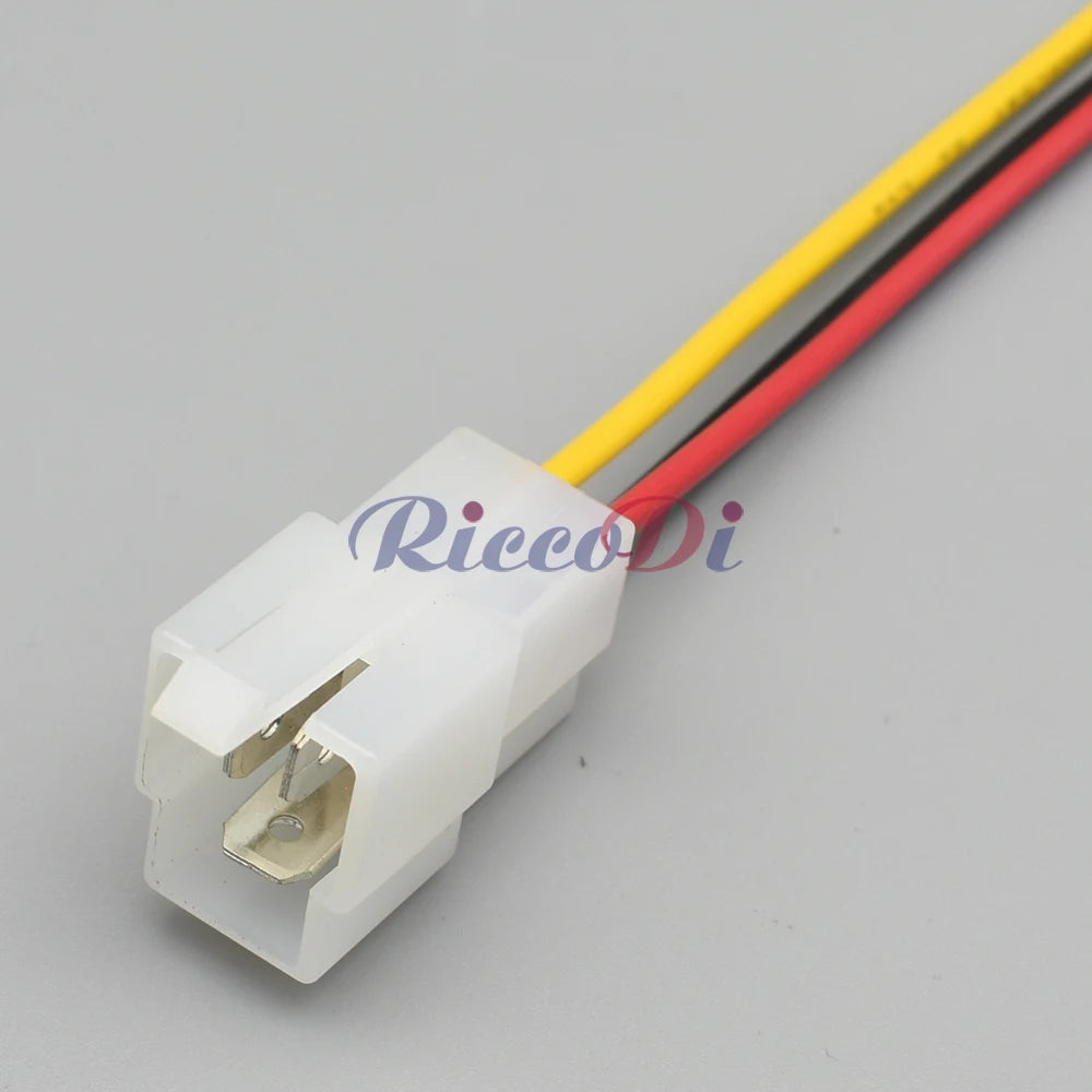 3-Pin 6.3mm Sealed Connector 6110-4533 6120-2033 DJ7031A-6.3 PA66 CDI Battery Charger Automotive