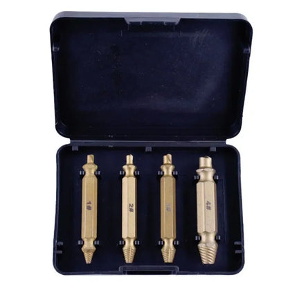 Screw Extractor Drill Bit Set Bolt Remover Tool 4/6pcs