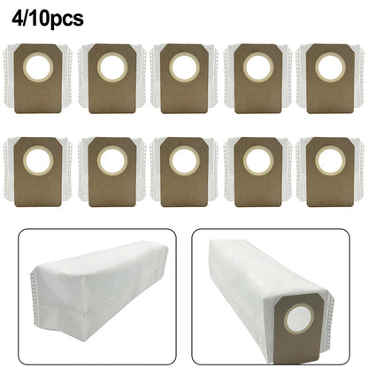410 Dust Bags for Uwant V100 K100 Robot Vacuum Cleaner Two Layer Filtration System to Minimize Dust Release During Emptying