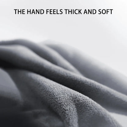 1/2PCS High-end Microfiber Car Wash Towel Soft Drying Cloth Car Body Towels Double Layer Plush Thicken Water Absorption Car Rag