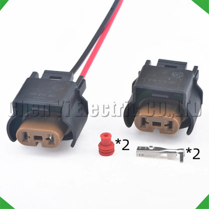 2 Pin Fog Light Connector 15336117 For VW Jetta Golf MK6 Passat Tiguan