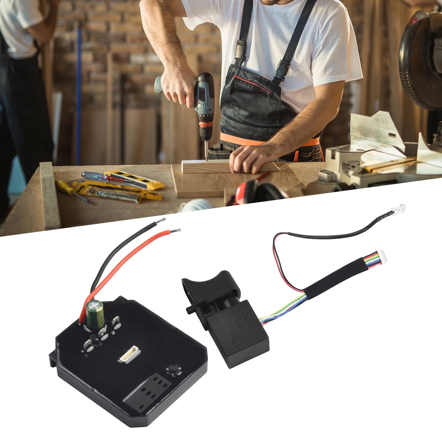 Parts Switch 18V 21V Brushless Electric Drive Equipment For 2106/161/169 For Angle Grinder Replacement Practical
