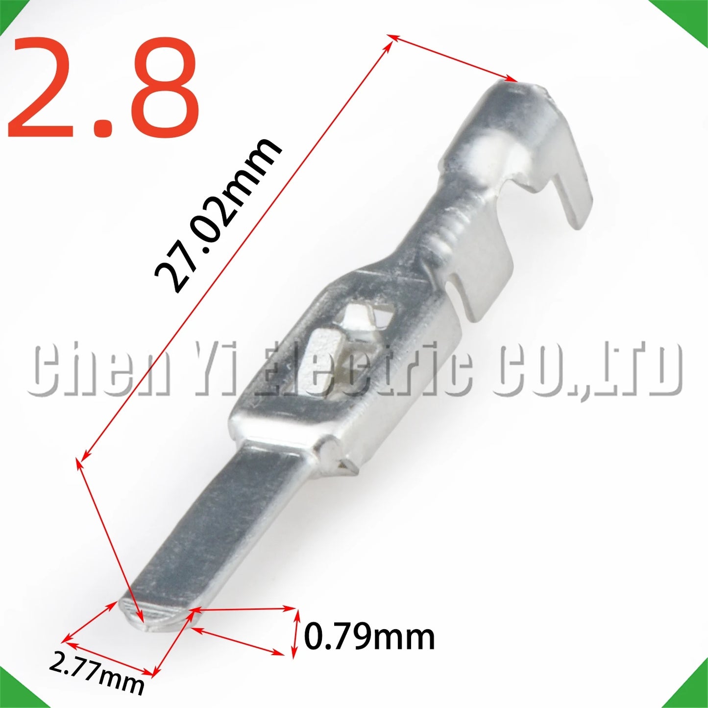 50pcs 2.8mm Automotive Crimp Pins 50253237 Connector Terminals