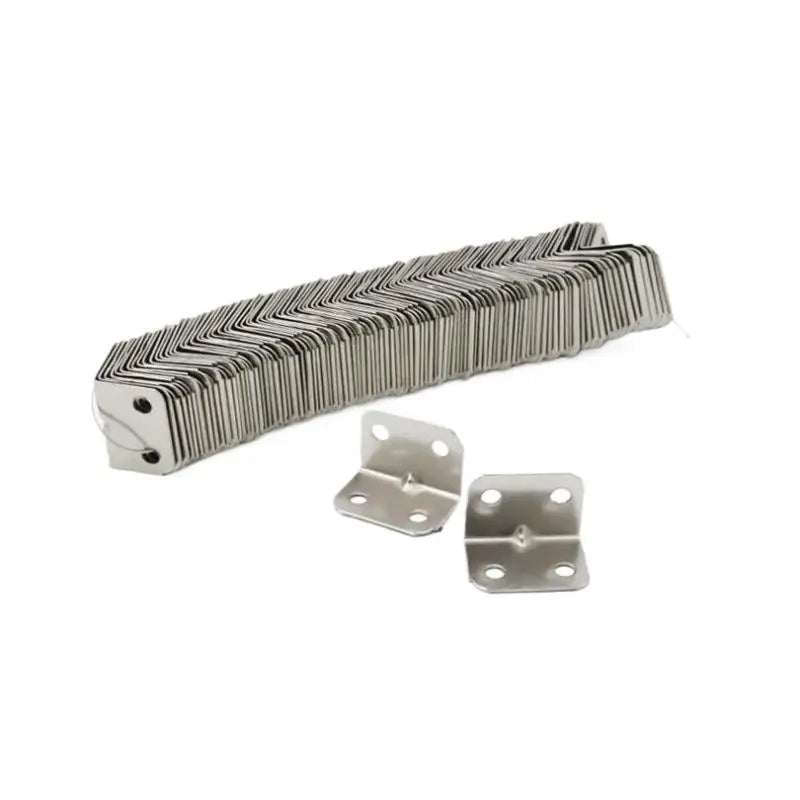 New 20pcs Angle Iron Board Table Chair Connector, 90-Degree Fixed Angle Plate Bracket for Shelf, Wardrobe, Cabin Accessories