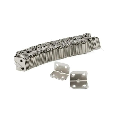 New 20pcs Angle Iron Board Table Chair Connector, 90-Degree Fixed Angle Plate Bracket for Shelf, Wardrobe, Cabin Accessories
