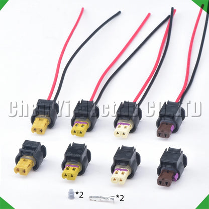 2 Pin Waterproof Injector Connector VVT Solenoid Valve Plug for VW