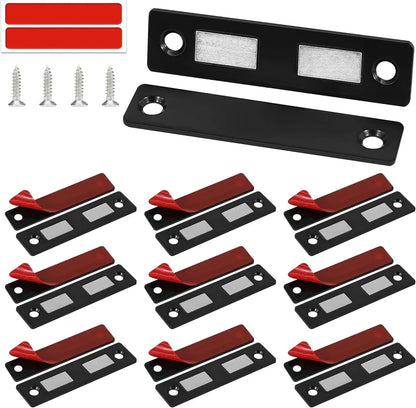 6/1sets Magnetic Cabinet Catches Door Stops Magnet Invisible Ultra-Thin Anti-Rust Door Magnet Suction with Screw Catch Hardware