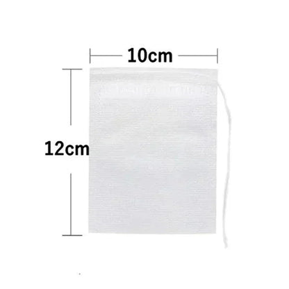 300/50PCS Disposable Tea Filter Bags Non-woven Fabric Tea Bag with Drawstring Kitchen Filter Paper for Coffee Herb Loose Tea