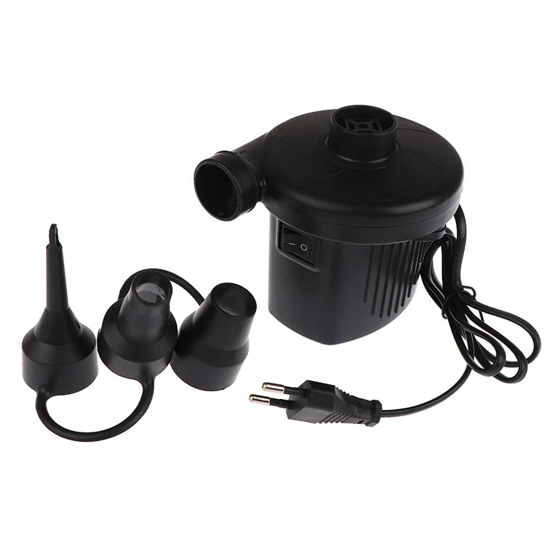 Home Use Camping Inflator Portable Electric Inflatable Pump With 3 Nozzles Air Mattress Boat Auto Air Inflatable Pump For Car