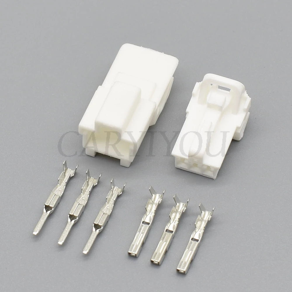 3-Pin Unsealed Auto Connector 7122-7830 / 7123-7830 Wiring Harness Socket with 15cm Wire
