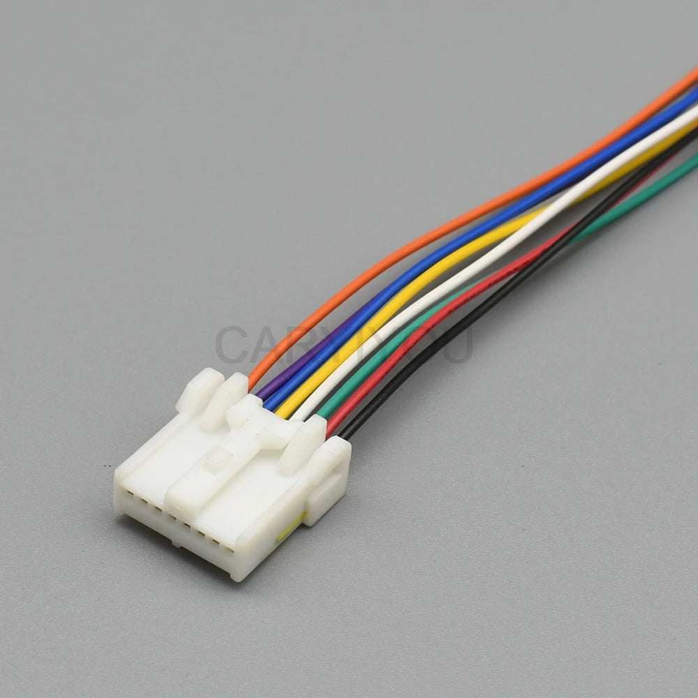 8 Pins Auto Sunroof Reading Lamp Unsealed Socket With Wires Car Wire Harness Connectors 6098-1117 6098-1121