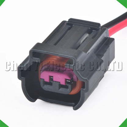 2 Pin Fuel Injector Connector 06A973722 8E0973722 6189-6872 for VW Audi with 15cm Wire