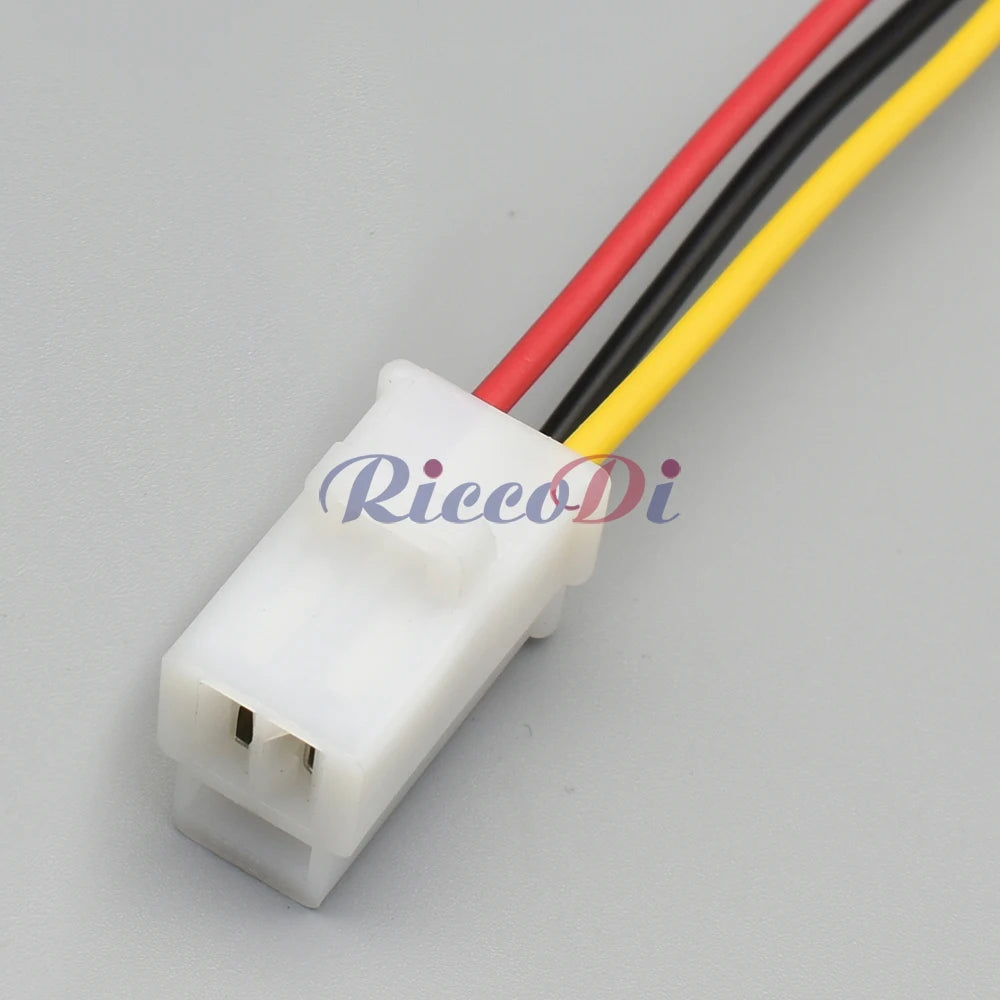 3-Pin 6.3mm Sealed Connector 6110-4533 6120-2033 DJ7031A-6.3 PA66 CDI Battery Charger Automotive