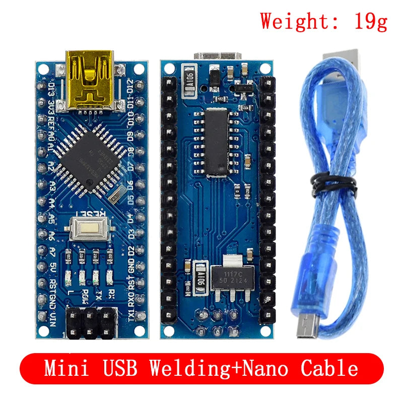 Arduino Nano 3.0 Compatible Controller with CH340 USB Driver ATMEGA328P 16MHz Mini/Micro/Type-C