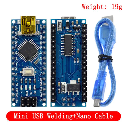 Arduino Nano 3.0 Compatible Controller with CH340 USB Driver ATMEGA328P 16MHz Mini/Micro/Type-C