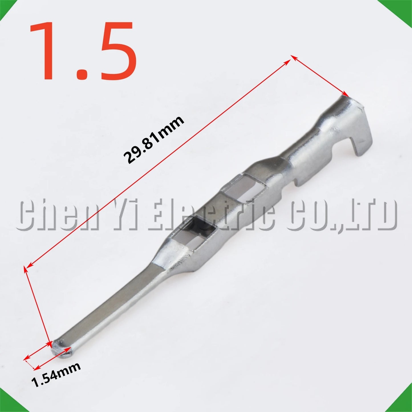 50pcs 1.5/2.8mm Wire Crimp Pins Male Female for Automotive Connector
