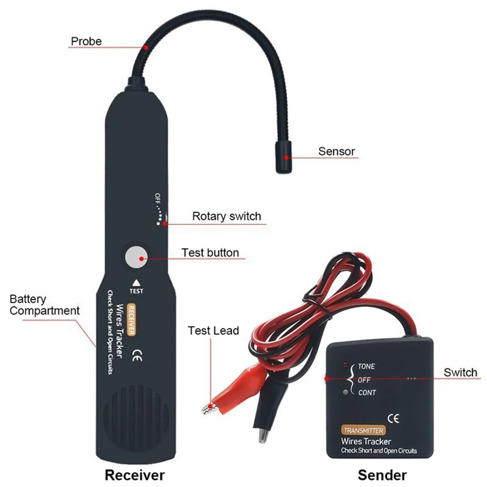 Advanced Signal Technology Tester Short Circuit Detector 25.5*12.5*3.5CM Automotive Tester Advanced Signal Technology