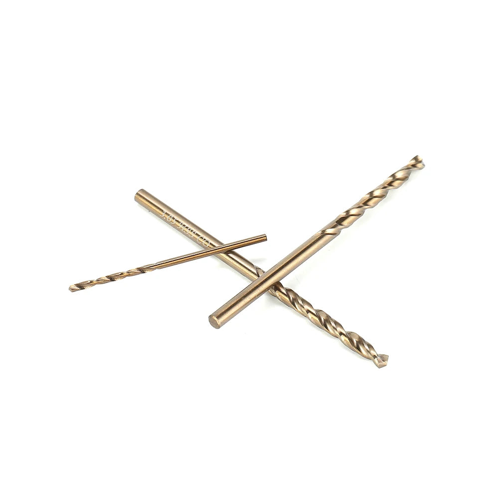 HSS M35 Cobalt Drill Bit Set 1–3mm for Stainless Steel Auger High-Quality Drill Press Power Tool Parts