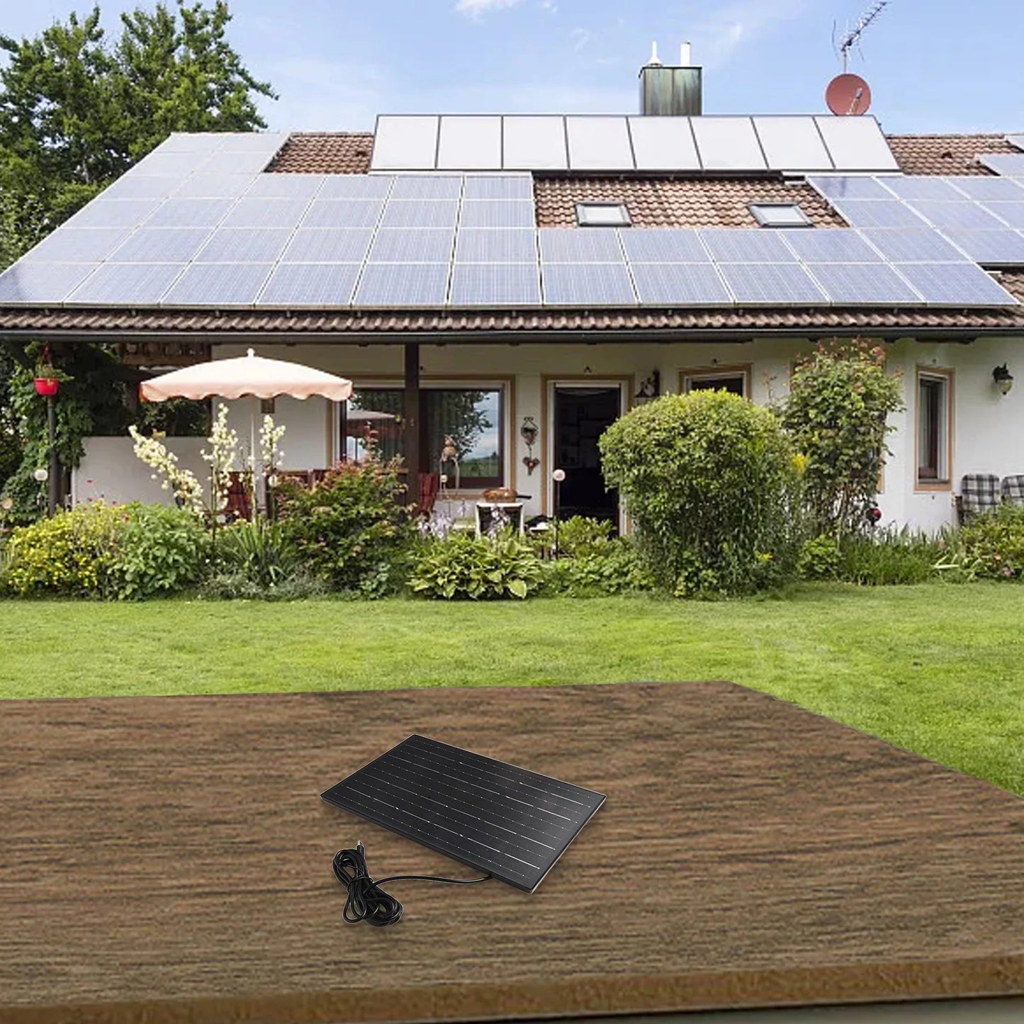 Outdoor Charger ABS PC IP Waterproof And Weatherproof IP65 Waterproof Solar Camera Charging Board Sustainable Energy Solution