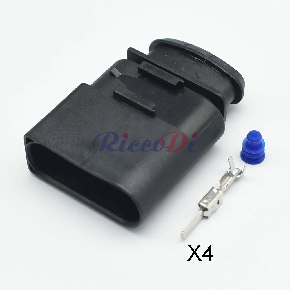 4 Pins Male Female Ignition Coil Wire Connector Plug 4B0973724 638245-1 1J0973724 1J0973824 for VW Audi