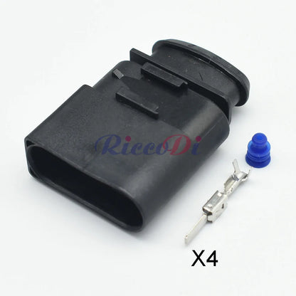 4 Pins Male Female Ignition Coil Wire Connector Plug 4B0973724 638245-1 1J0973724 1J0973824 for VW Audi