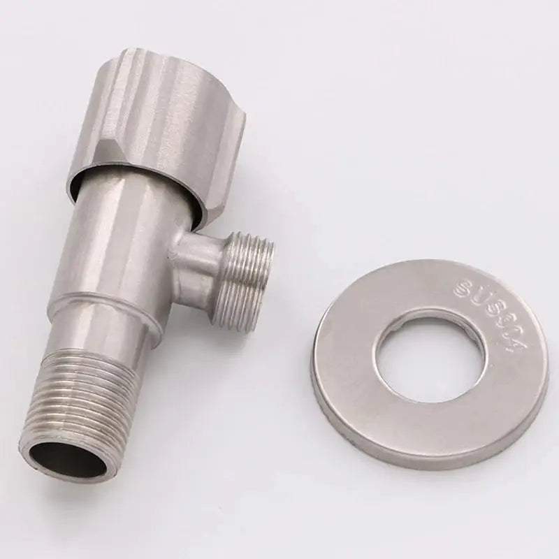 New Stainless Steel Angle Valve Toil Water Valve Kitchen Sink Tap Triangle Valve Toil Water Heater Valve Angle