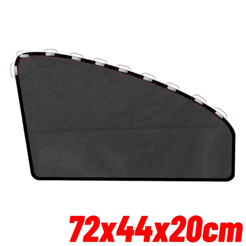Magnetic Car Sunshade Curtain – Foldable Side Window Sun Shade for Summer Protection (Front & Rear) – 1/2PCS Auto Accessories