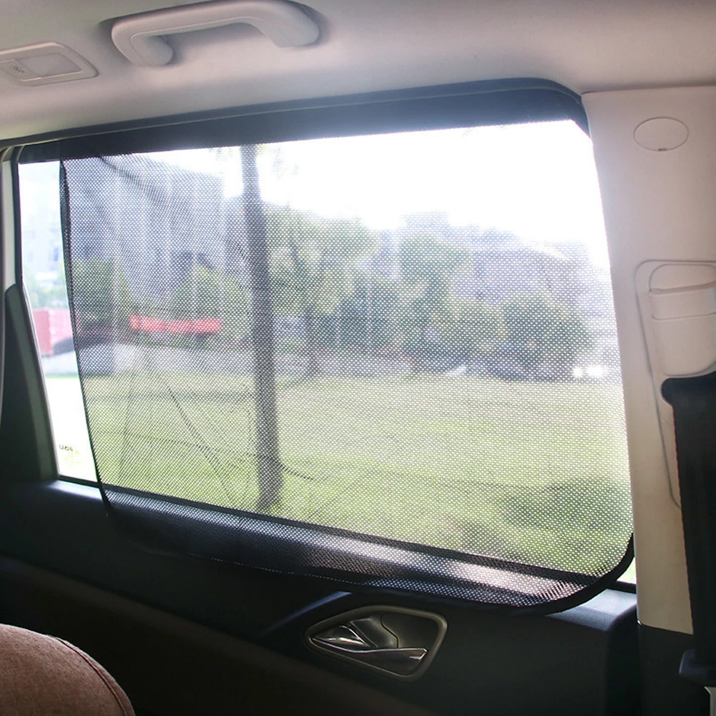 Magnetic Car Sunshade Curtain – Foldable Side Window Sun Shade for Summer Protection (Front & Rear) – 1/2PCS Auto Accessories