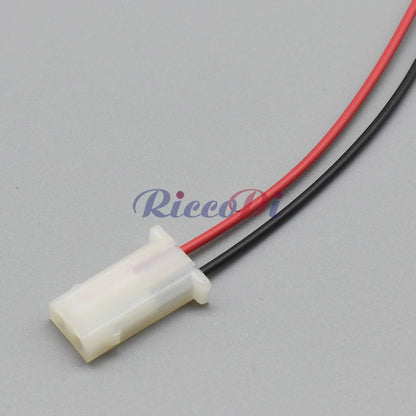 DJ3021-1.5-11/21 2-Pin White Automotive Connector Plug with Wires OEM 173973997A 171971999A