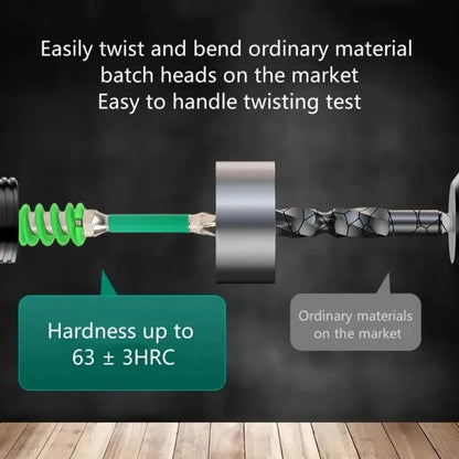 60/70/90mm High Hardness Spring Screwdriver Bits Magnetic PH2 Driver Screw Anti-slip Hex Shank Drill Head Electric Repair Tools