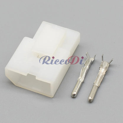 DJ3022-2.3-11/21 Automotive 2-Pin Wire Connector Cable Assembly with Terminals and Wires