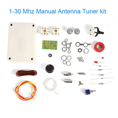 DIY Antenna Tuner Antenna Tuner Kit Approximately 10cm*6.8cm*5.0cm 1-30MHz Antenna Tuner Antenna Tuner Q9 Interface